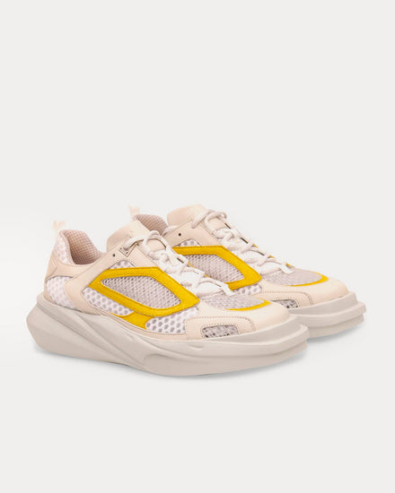 1017 ALYX 9SM Mono Hiking White / Yellow Low Top Sneakers - 2