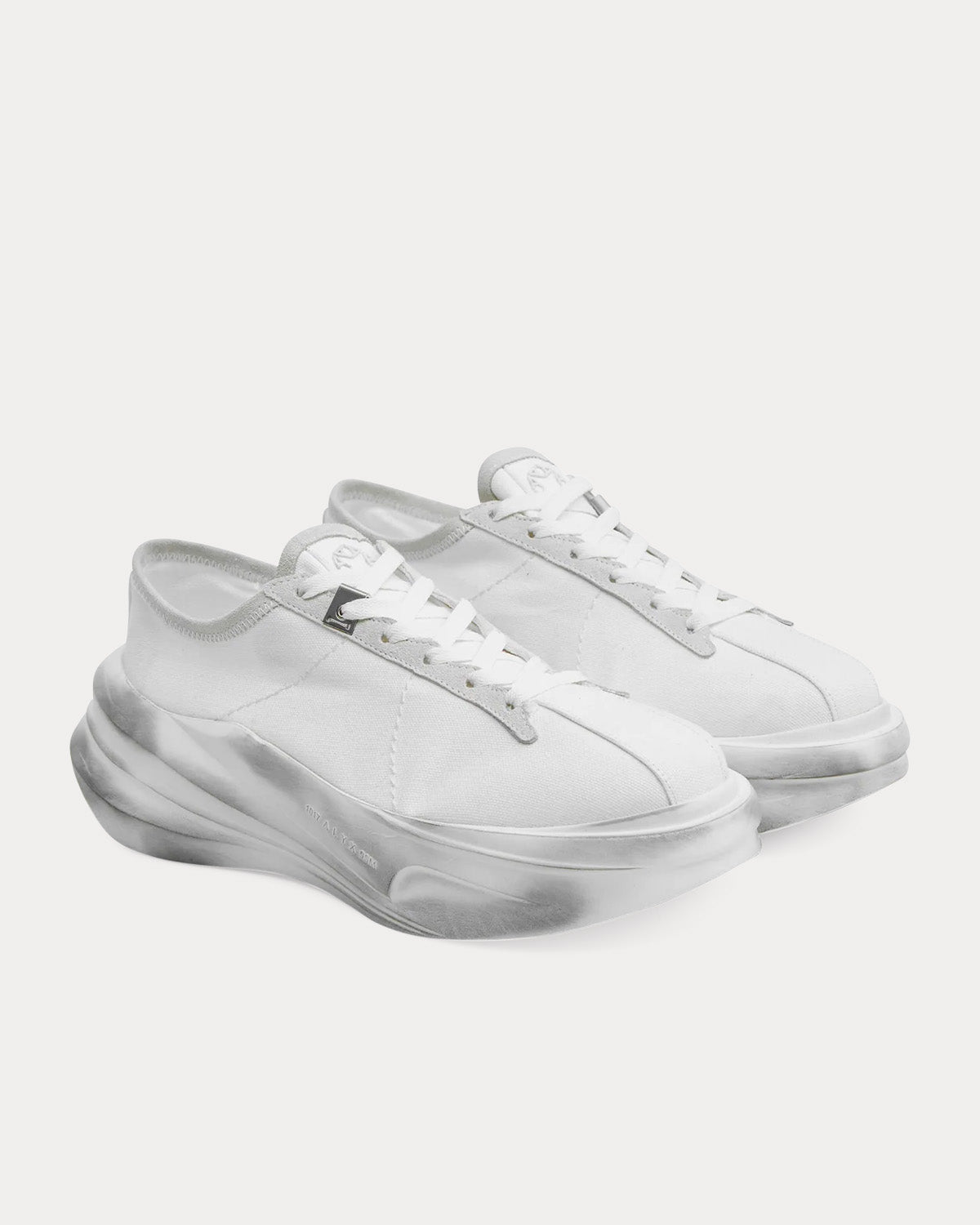 1017 ALYX 9SM - Treated Aria White Low Top Sneakers