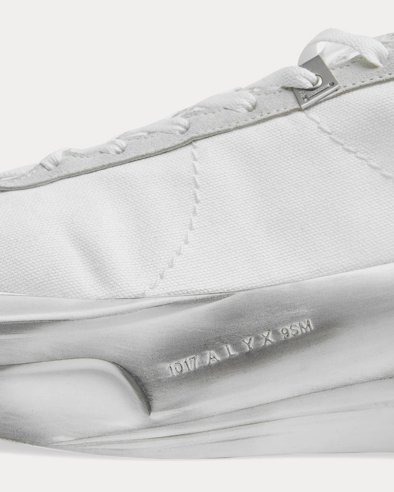 1017 ALYX 9SM Treated Aria White Low Top Sneakers - 4