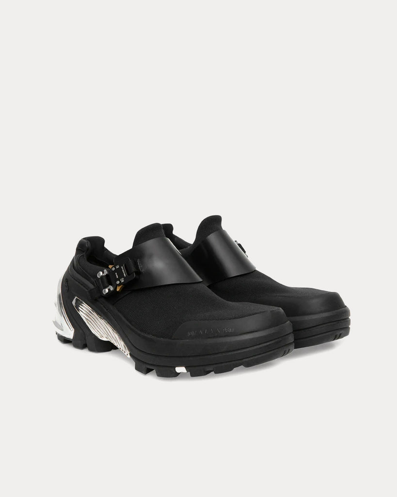 1017 ALYX 9SM Mesh Buckle Vibram Sole Black Slip On Sneakers