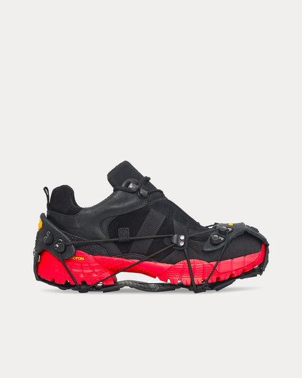 1017 ALYX 9SM Hiking Boot With Vibram Sole Black / Red Low Top Sneakers - 1
