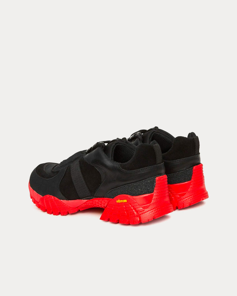 1017 ALYX 9SM Hiking Boot With Vibram Sole Black / Red Low Top Sneakers - 3