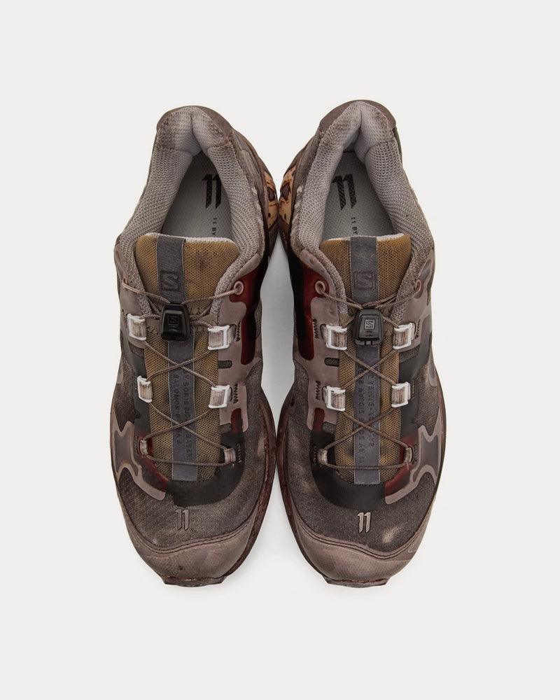 Salomon x 11 By Boris Bidjan Saberi Bamba 5 Dirty Grey Low Top Sneakers - 2