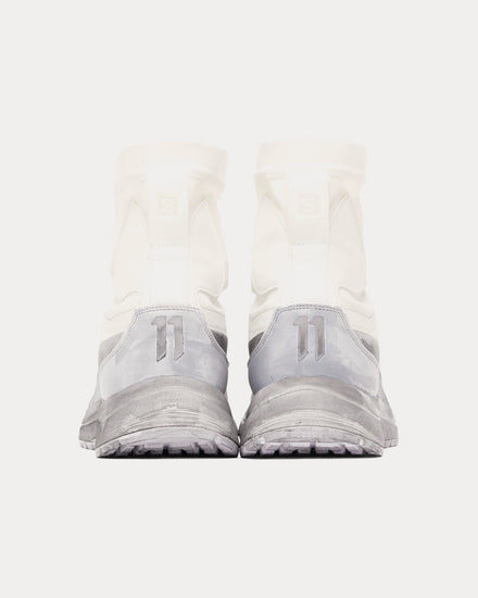 Salomon x 11 By Boris Bidjan Saberi Bamba 2 White / Grey High Top Sneakers - 4