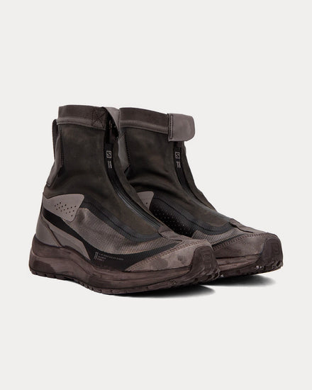 Salomon x 11 By Boris Bidjan Saberi Bamba 2 GTX Taupe High Top Sneakers - 2