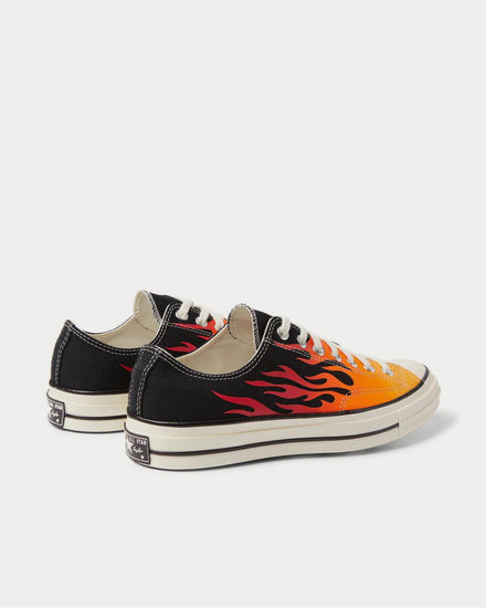 Converse Chuck 70 OX Printed Canvas  Black low top sneakers - 4