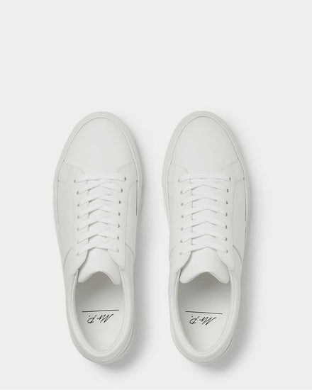Mr P. Larry Leather  White low top sneakers - 6