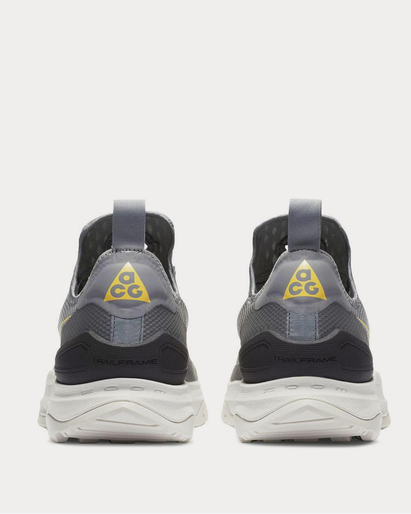 Nike ACG Zoom Air AO Rubber-Trimmed Stretch-Knit Hiking  Gray low top sneakers - 3