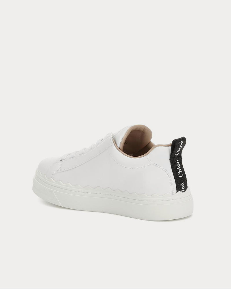 Chloé Lauren leather White Low Top Sneakers - 3