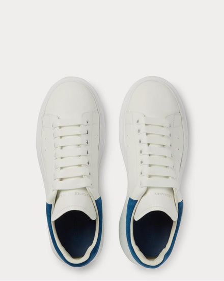 McQueen Exaggerated-Sole Leather  White low top sneakers - 6