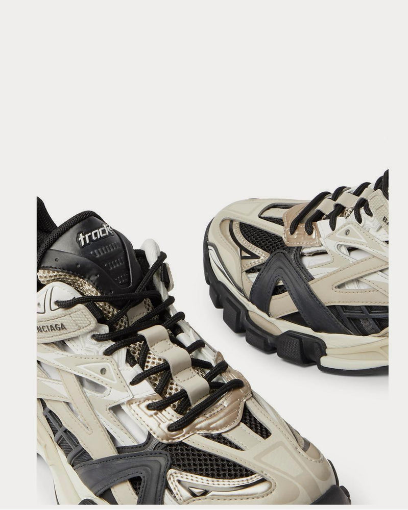 Balenciaga Track.2 Nylon, Mesh and Rubber  Beige low top sneakers - 5