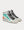 Slide metallic leather Aquamarine High Top Sneakers