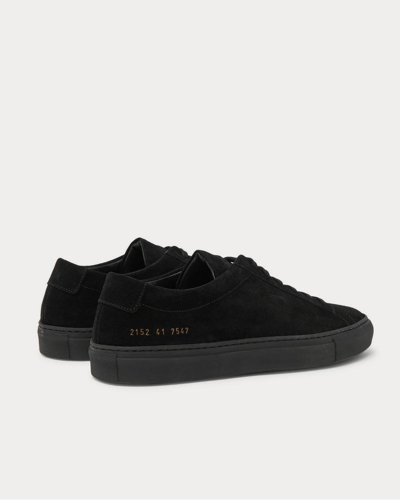 Common Projects Original Achilles Suede  Black low top sneakers - 4