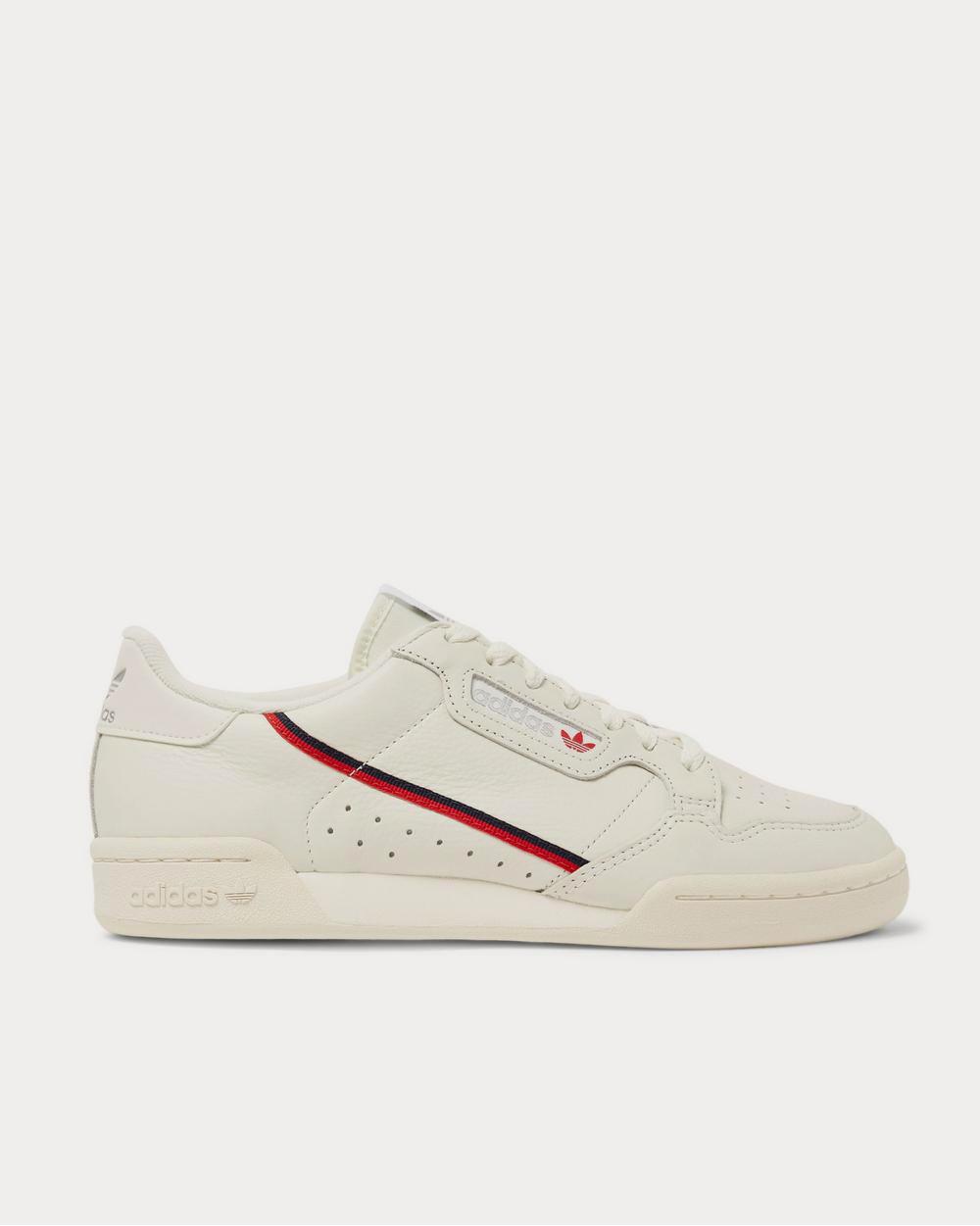 Adidas Men's Continental 80 Grosgrain-Trimmed Leather Off-white low top  sneakers