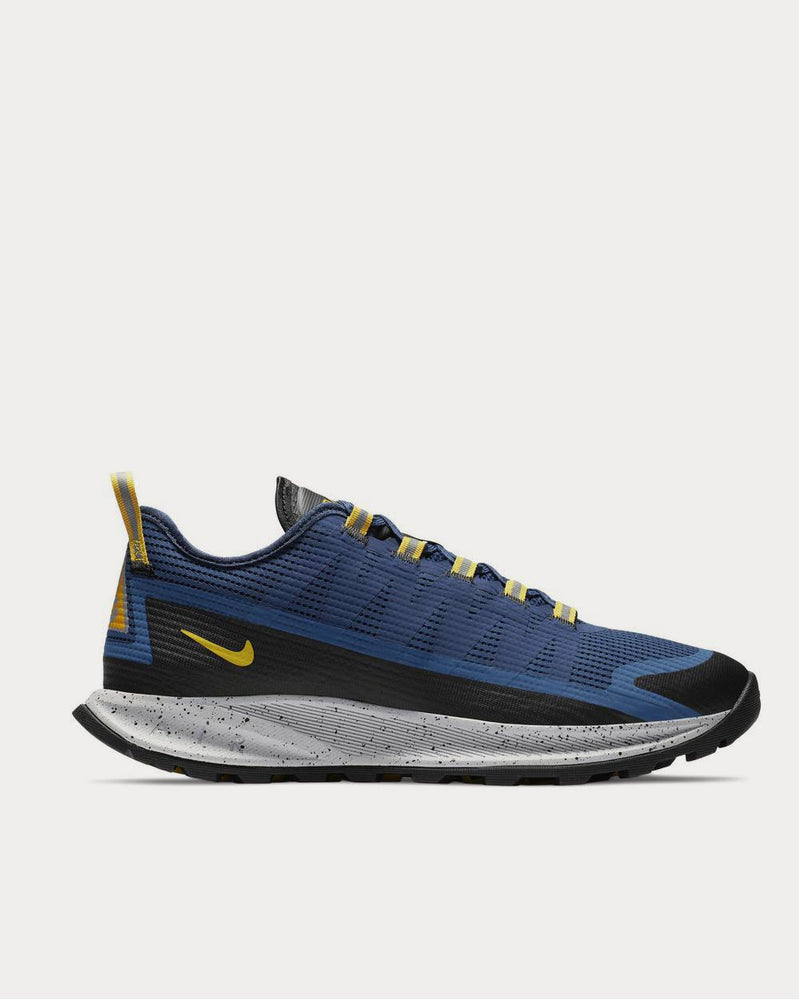Nike ACG Air Nasu Rubber-Trimmed Mesh Hiking  Bright blue low top sneakers - 1