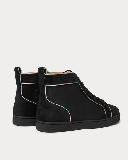Christian Louboutin Louis Orlato Suede High-Top  Black high top sneakers - 4