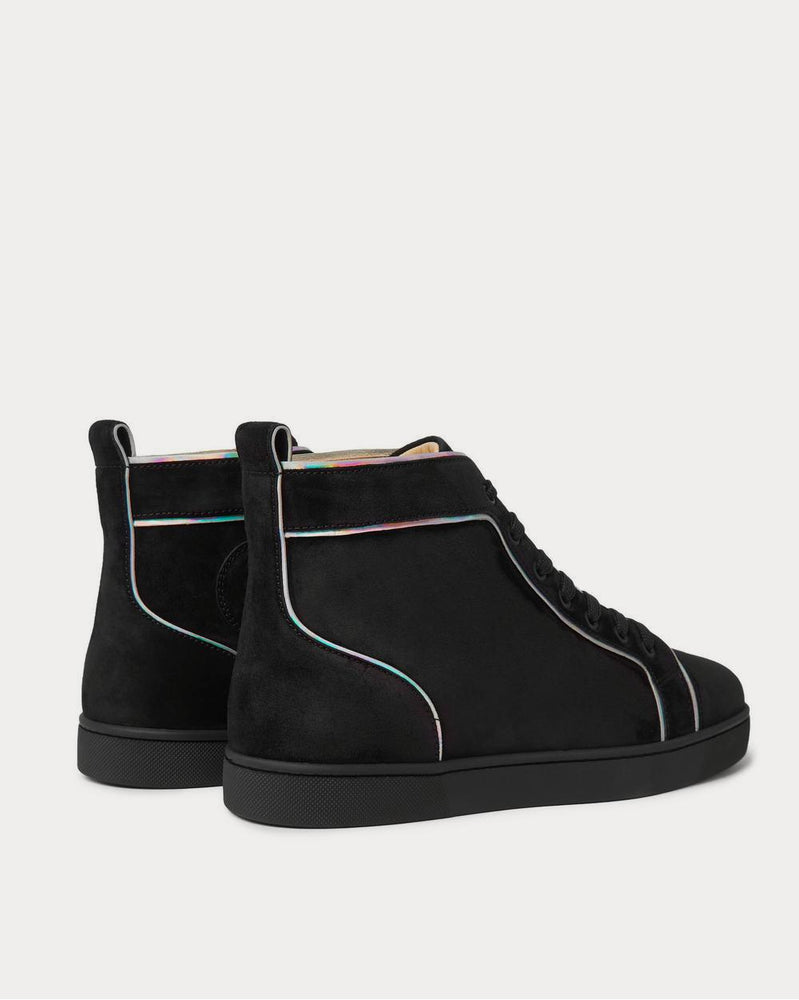 Christian Louboutin Louis Orlato Suede High-Top  Black high top sneakers - 4