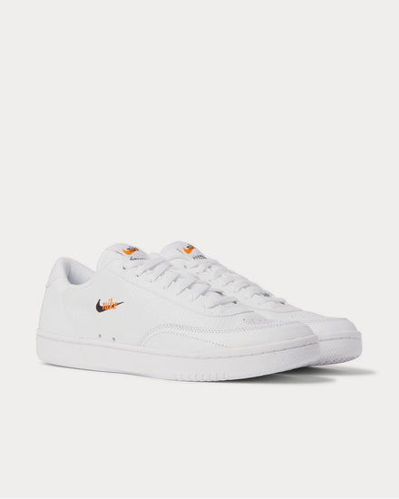 Nike Court Vintage Premium Logo-Embroidered Textured-Leather  White low top sneakers - 2