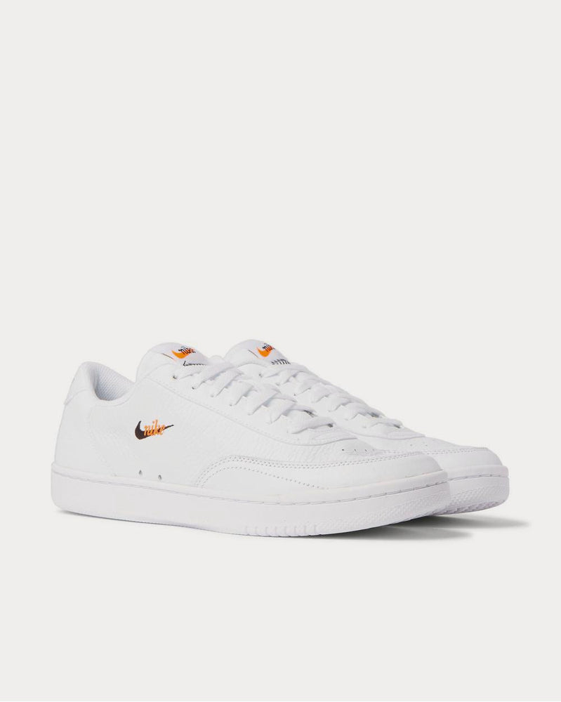 Nike Court Vintage Premium Logo-Embroidered Textured-Leather  White low top sneakers - 2