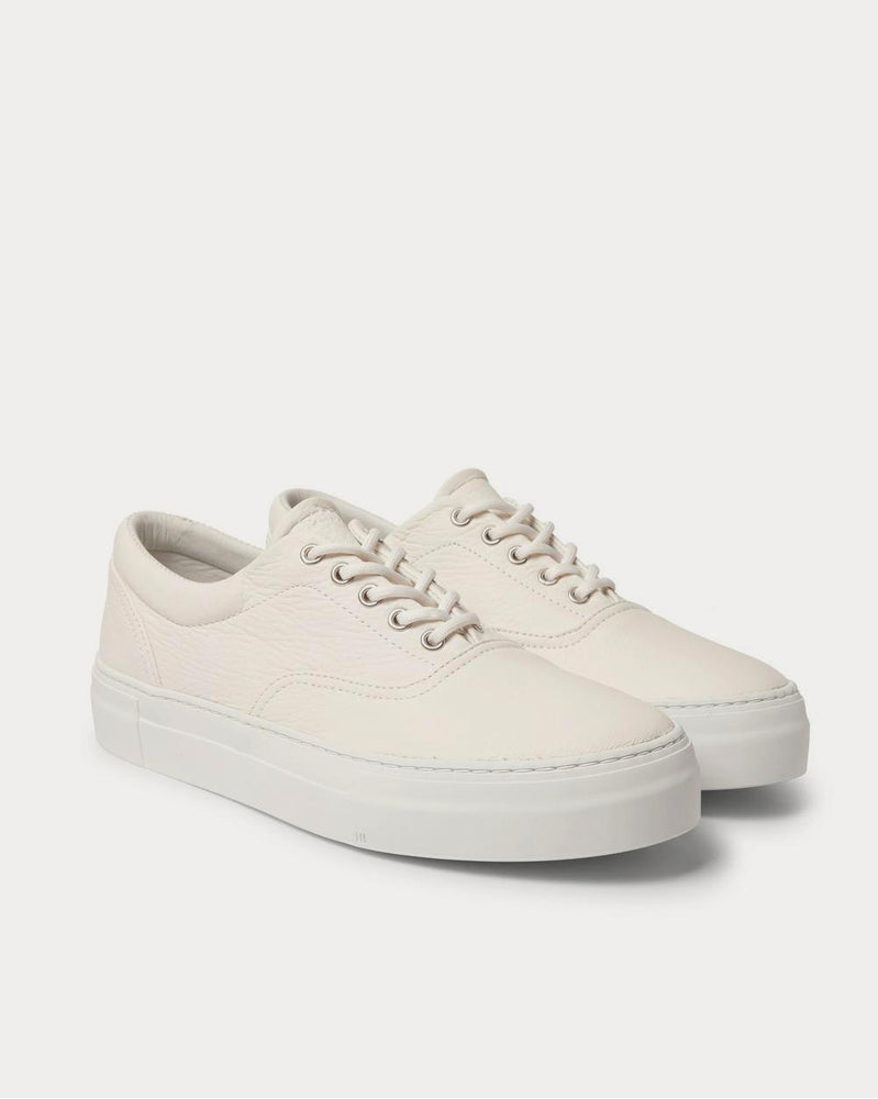 Diemme Iseo Full-Grain Leather  Off-white low top sneakers - 2