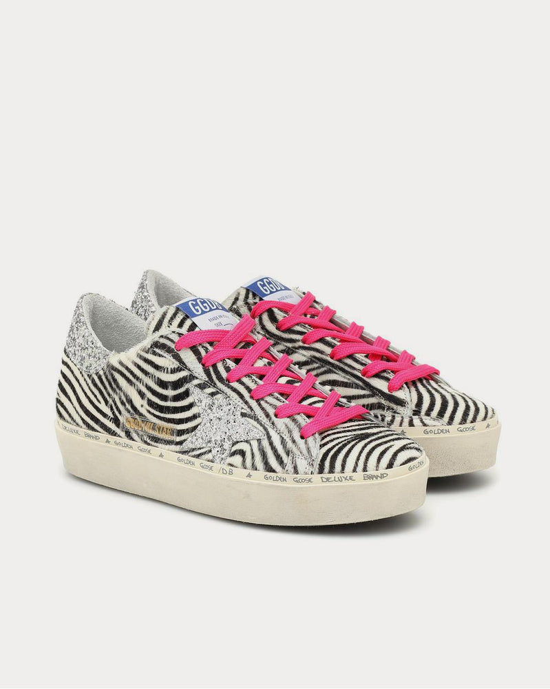 Golden Goose Hi Star calf-hair Zebra Low Top Sneakers - 2
