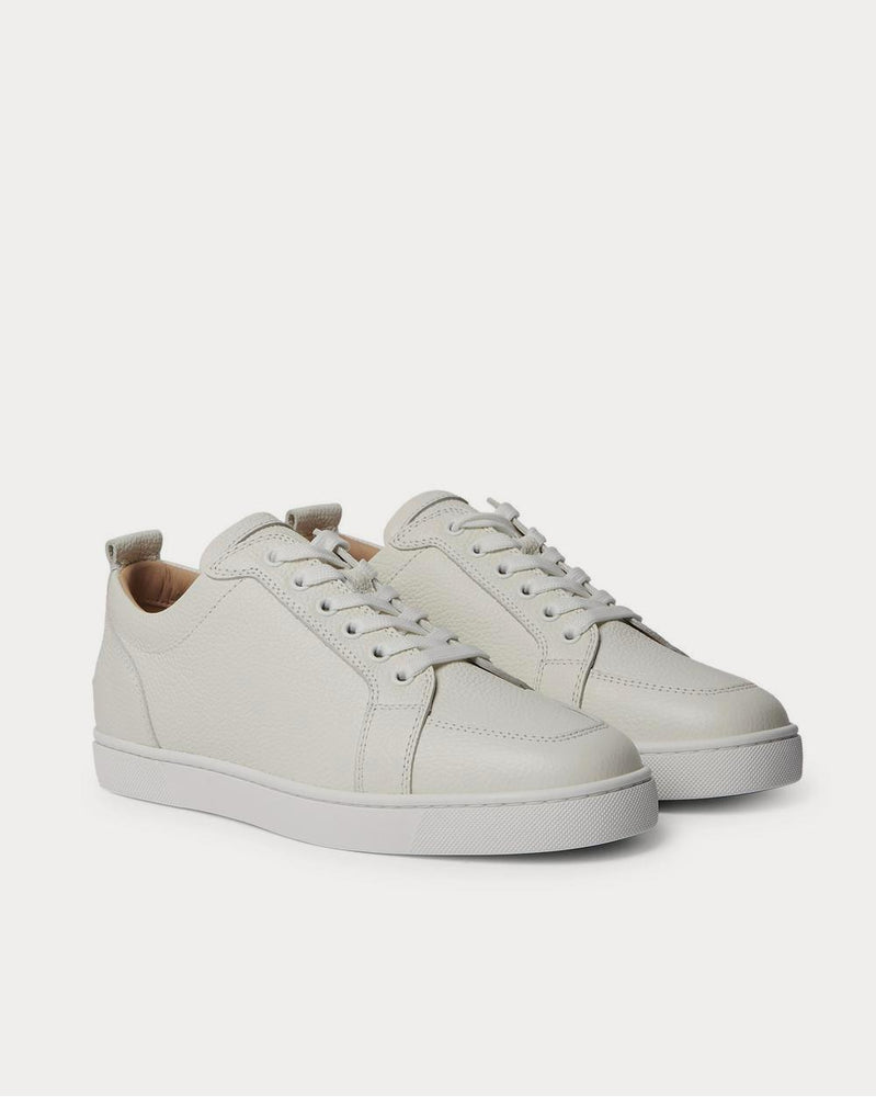 Christian Louboutin Rantulow Full-Grain Leather  Off-white low top sneakers - 2