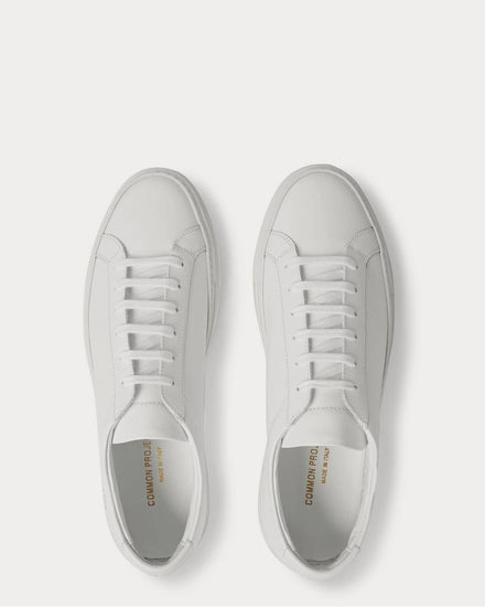 Common Projects Original Achilles Leather  White low top sneakers - 6
