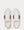 Ace Watersnake-Trimmed Leather  White low top sneakers