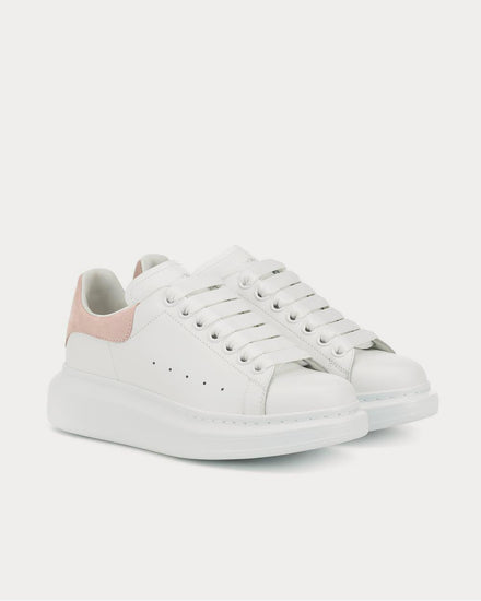 McQueen Leather White Low Top Sneakers - 2
