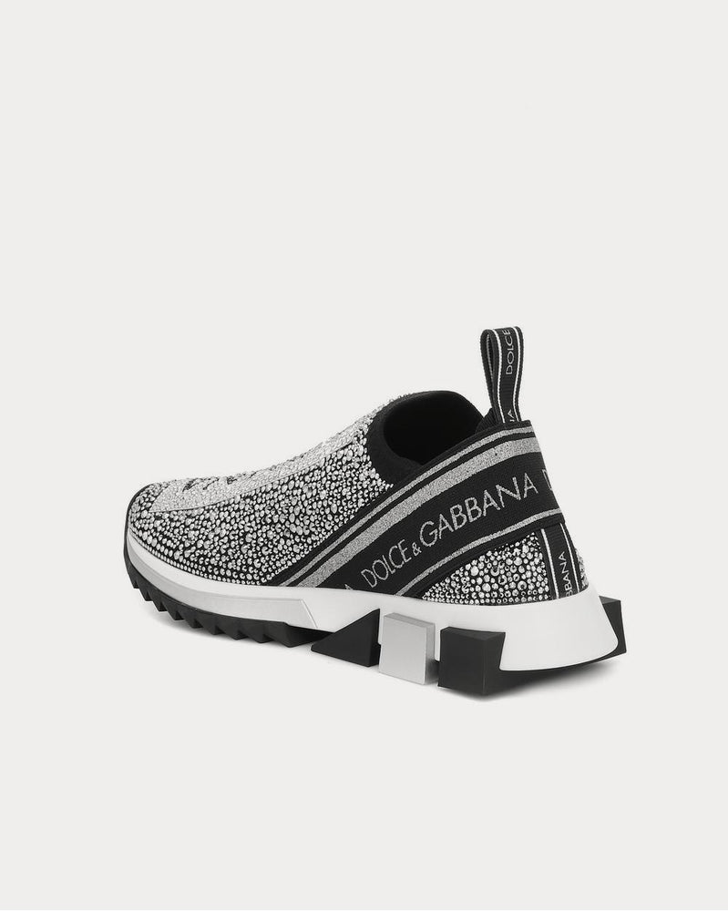 Dolce & Gabbana Sorrento embellished Grey low top Sneakers - 3