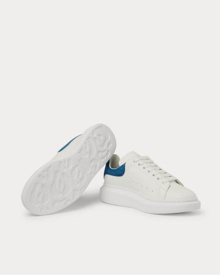 McQueen Exaggerated-Sole Leather  White low top sneakers - 3