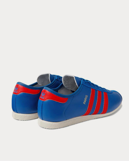 Adidas Paris Suede-Trimmed Leather  Blue low top sneakers - 3