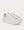 Exaggerated-Sole Suede-Trimmed Leather  White low top sneakers