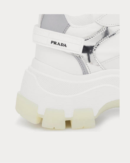 Prada Women's Pegasus leather white Low Top Sneakers & Trainers
