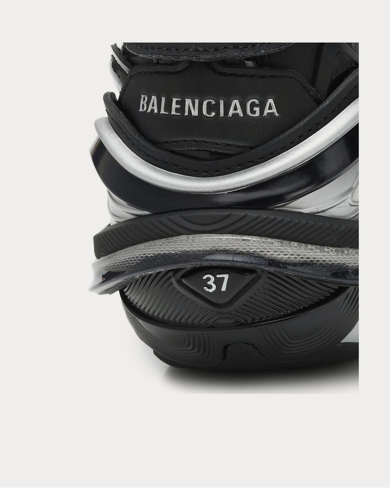 Balenciaga Tyrex Black Low Top Sneakers - 4