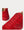Happyrui Spiked Suede-Trimmed Glittered-Mesh  Red low top sneakers