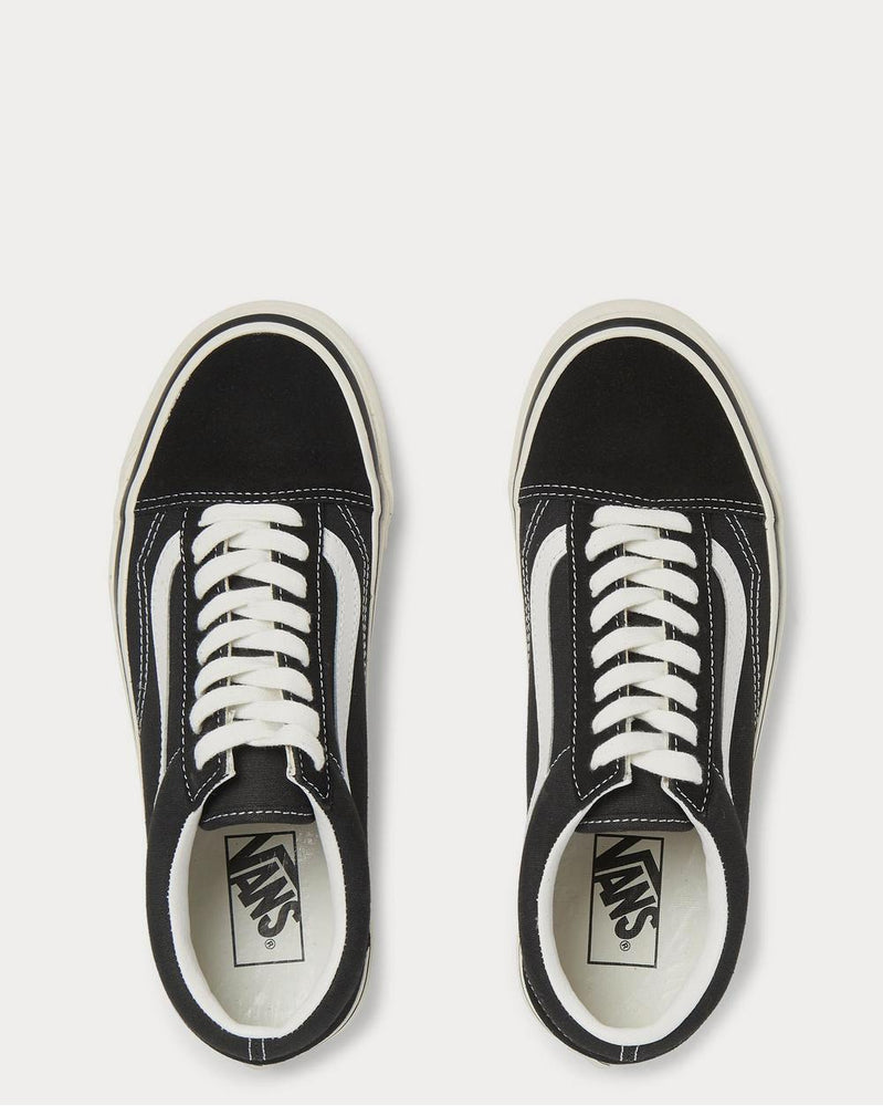 Vans Old Skool 36 DX Leather-Trimmed Canvas and Suede  Black low top sneakers - 6