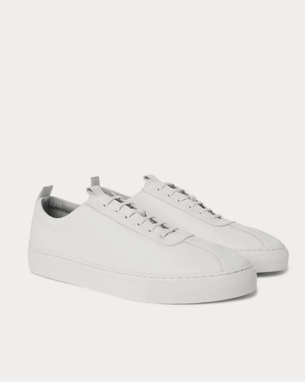 Grenson Vegan Leather  White low top sneakers - 2
