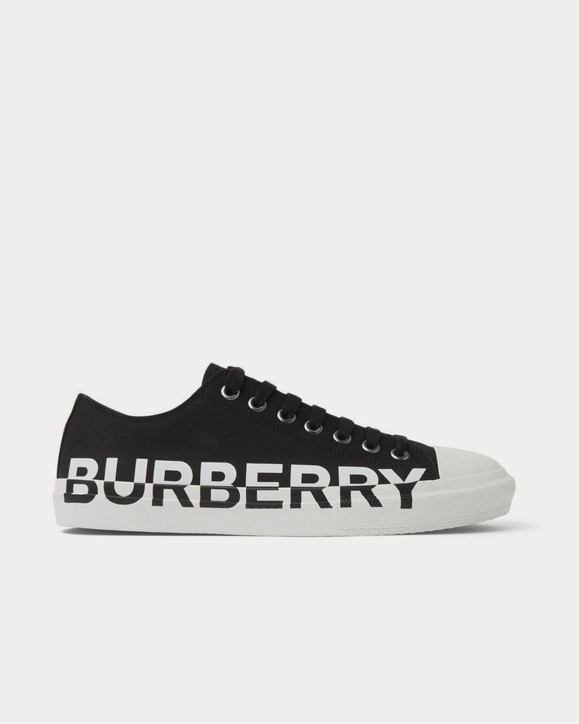 Burberry black hotsell and white sneakers