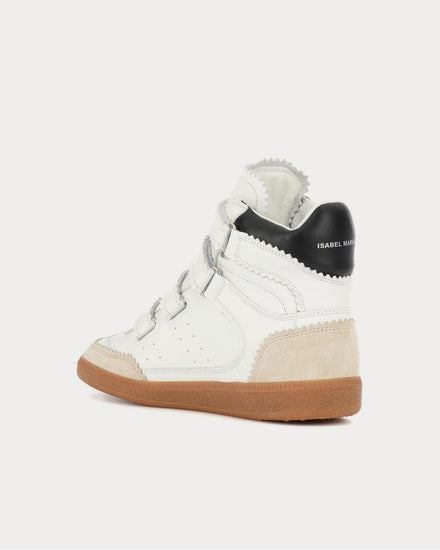 Isabel Marant Bilsy leather White High Top Sneakers - 3