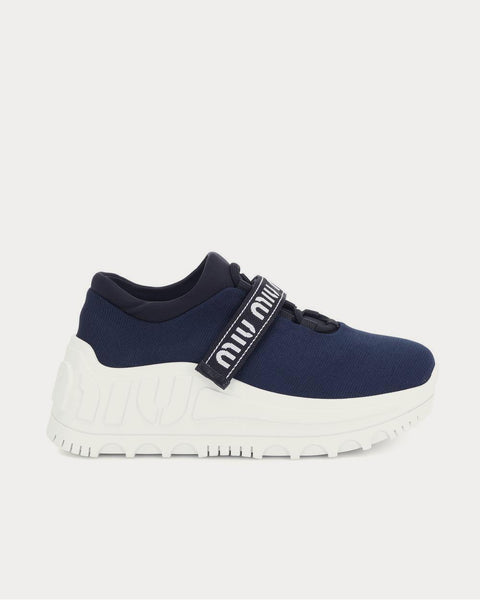 Platform Bleu Low Top Sneakers