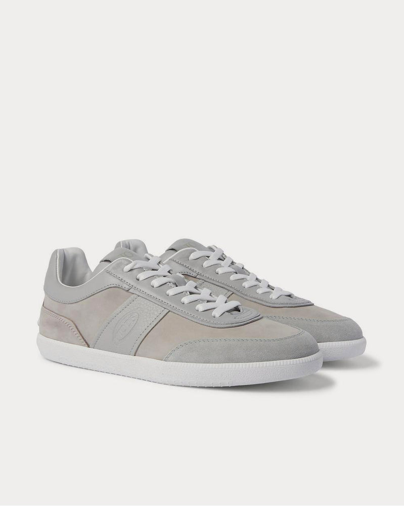 Tod's Leather, Nubuck and Suede  Navy low top sneakers - 2