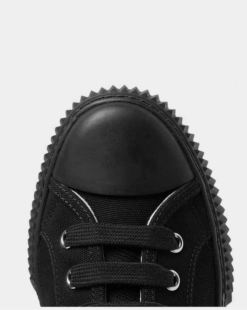 Prada Stratus Logo-Appliquéd Canvas High-Top  Black high top sneakers - 5
