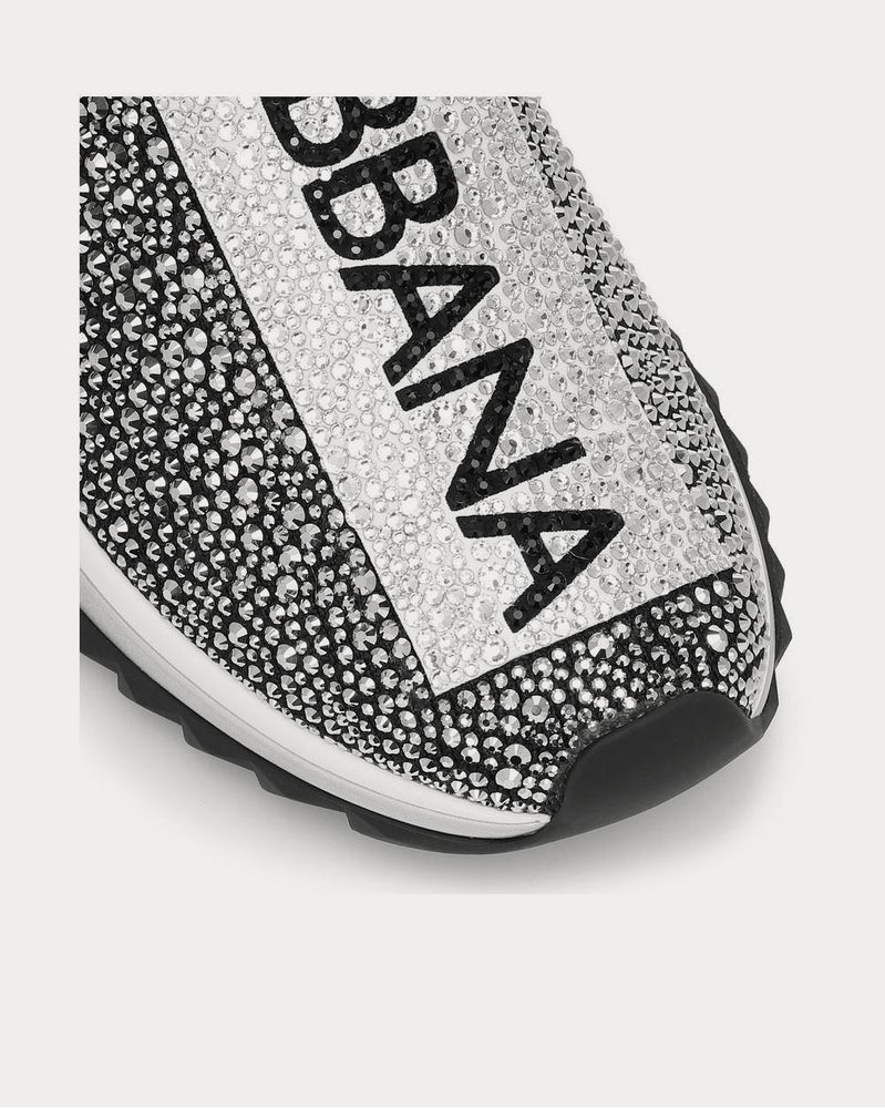 Dolce & Gabbana Sorrento embellished Grey low top Sneakers - 4