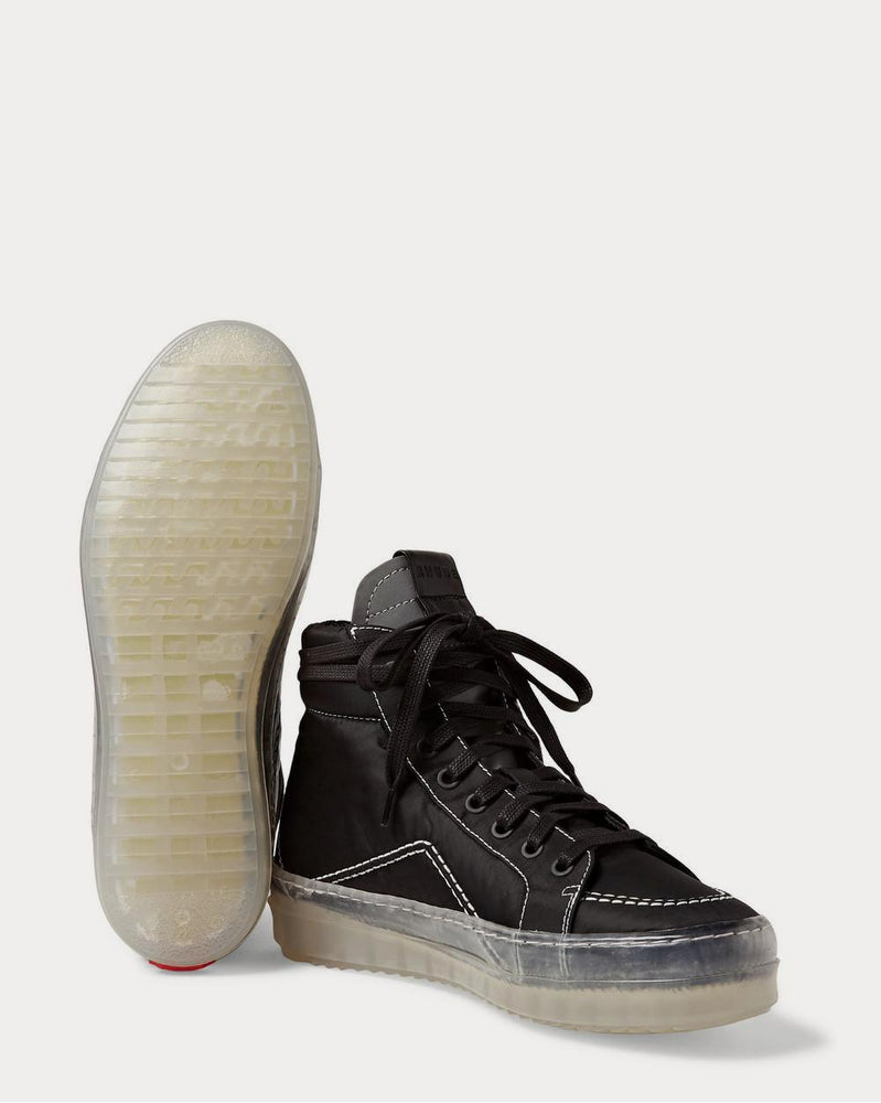 Rhude RH V1 Shell High-Top  Black high top sneakers - 3