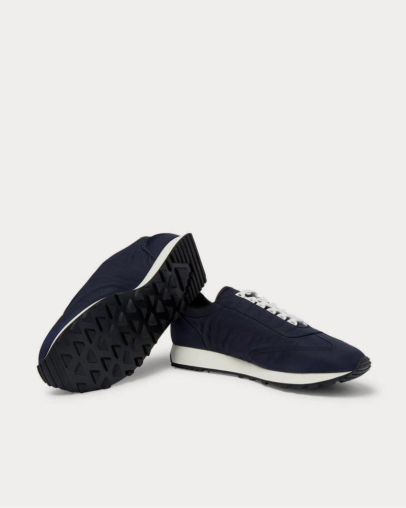 Prada Milano 70 Rubber and Leather-Trimmed Nylon  Navy low top sneakers - 3