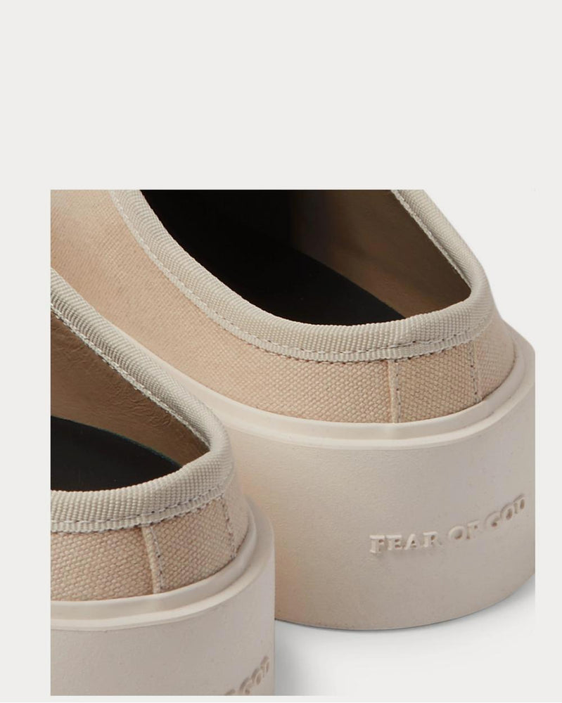 Fear of God 101 Canvas Backless  Cream low top sneakers - 5