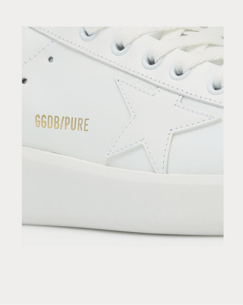 Golden Goose Pure Star leather white Low Top Sneakers - 4