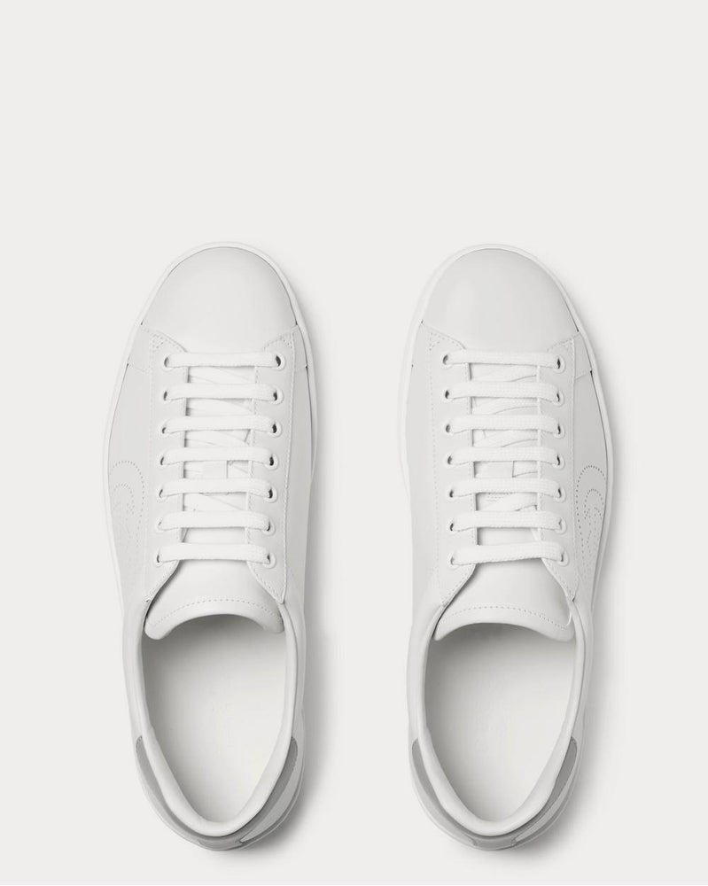Gucci New Ace Perforated Leather  White low top sneakers - 6