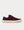 Cambridge Leather-Trimmed Suede  Burgundy low top sneakers